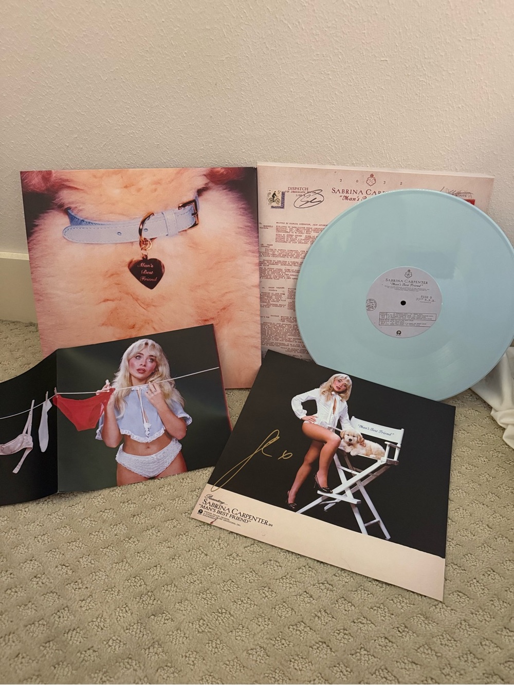 Light Blue Vinyl Record - Unbranded Collectible LP